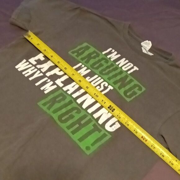 I'm Not Arguing Ladies Tee Size: Medium (0452) - Picture 3 of 6